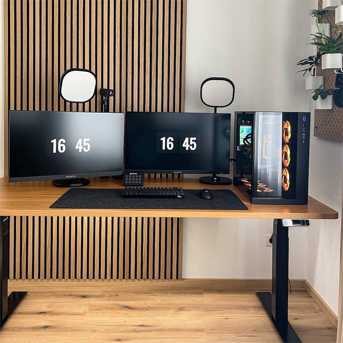 best standing desk height