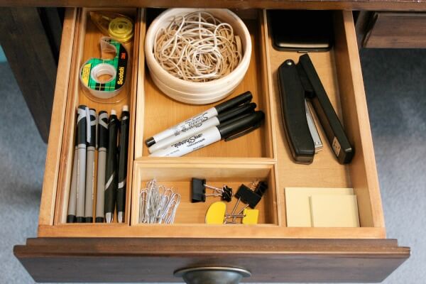 The Desk Drawer- How to Keep It Efficiently Organized At All Times
