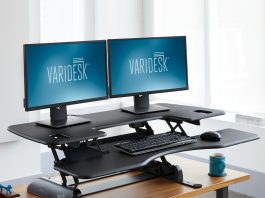 VariDesk Pro Plus 48 Review (2026): Still the Converter to Beat Standing Desk Review - VariDesk Pro Plus 48: Taking breaks to stand