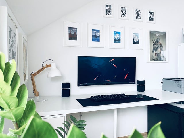 gaming desk set up 2026by standingdesktopper
