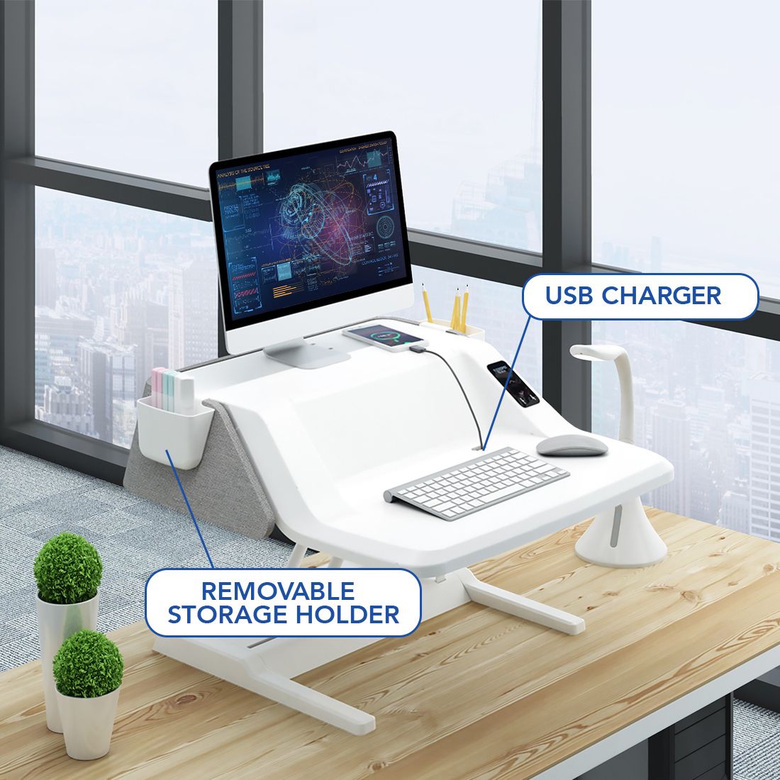 FLEXISPOT'S STYLISH AND SMART EM6S SIT-STAND WORKSTATION standingdesktopper