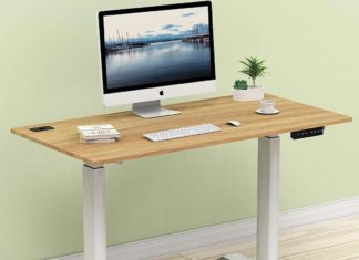 SHW electric height adjustable computer desk: budget-friendly & stable stand up desk SHW electric height adjustable computer desk review