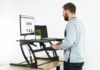 FITUEYES vs VIVO – height adjustable standing desk converter showdown VIVO standing desk converter