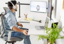 L-Shaped Standing Desk or Two Desks Perpendicular? (2026) l shape standing desk