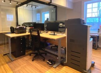 PROGRESSIVE AUTOMATIONS L Shaped Standing Desk review – The Corner Ryzer desk the corner ryzer l shaped desk review