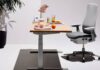 Haworth Upside height adjustable standing desk review – Is this handsome desk Ha-worthy? Haworth Upside standing desk
