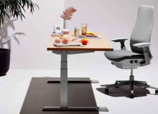 Haworth Upside height adjustable standing desk review – Is this handsome desk Ha-worthy? Haworth Upside standing desk