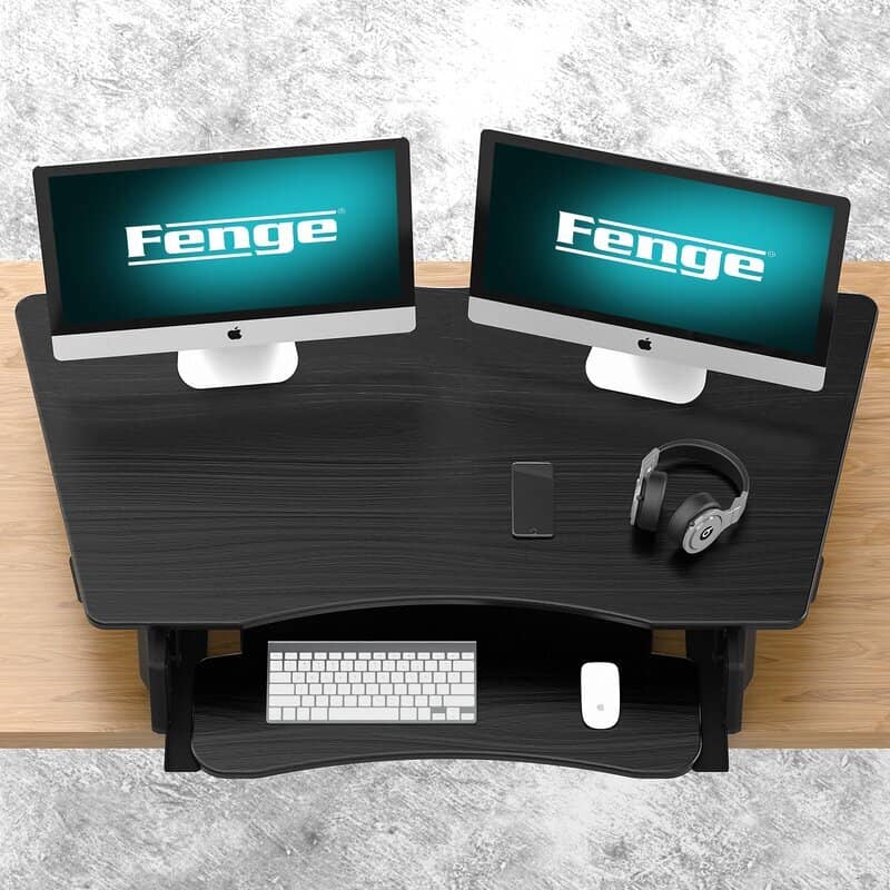 FENGE Height Adjustable Standing Desk Converter