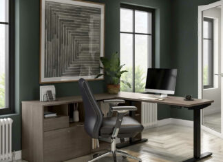 how to setup corner desk step by step