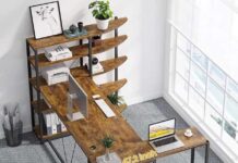 Top 6 Best Corner Desks with Hutch For Everyone An example of the corner desk with hutch