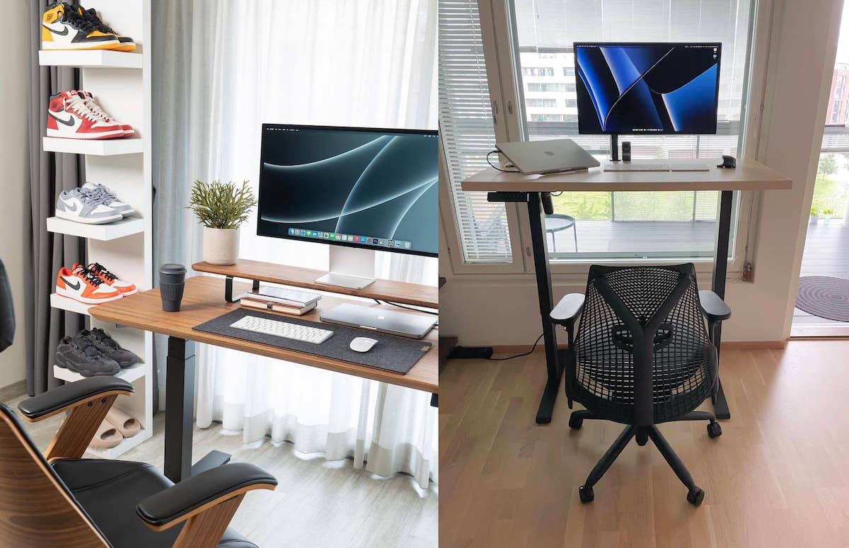 flexible adjustable desk