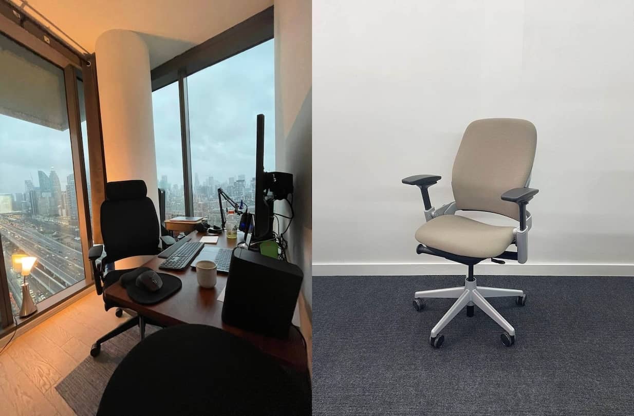 Steelcase Leap v2 chairs