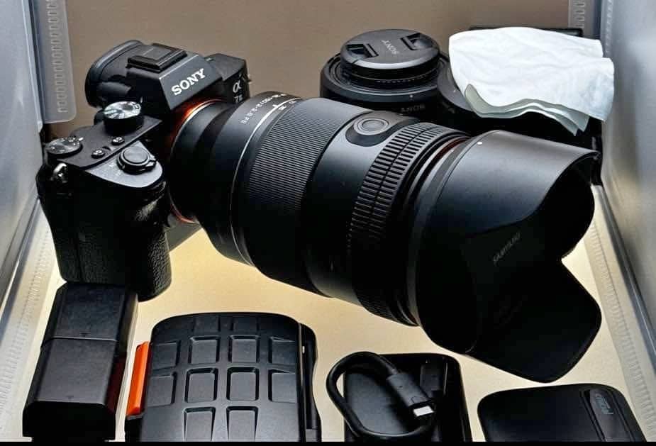 Sony A7 III and lens